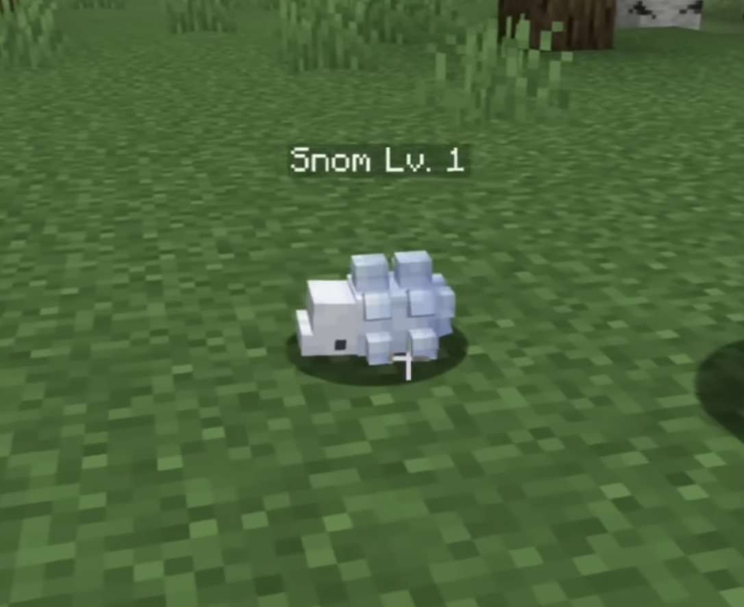 Snom in Cobblemon 1.8 new Pokémon roster