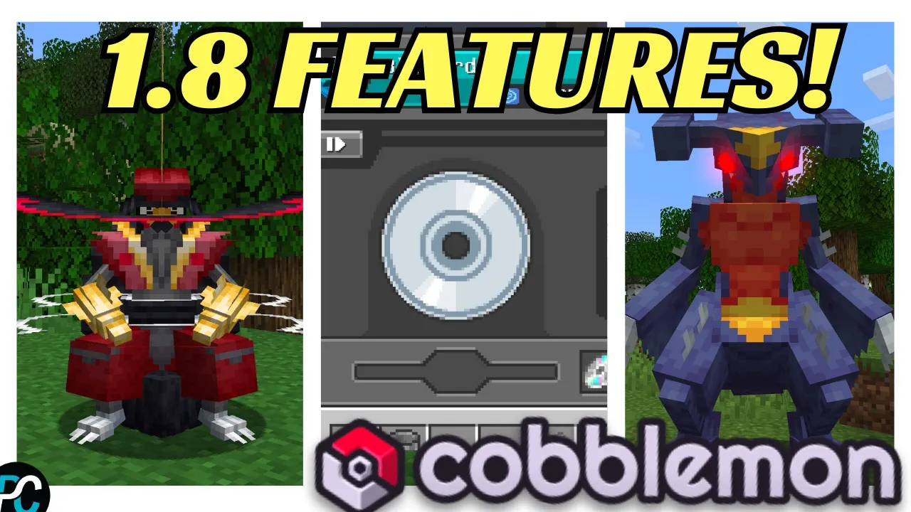Cobblemon 1.8 snapshot new features guide